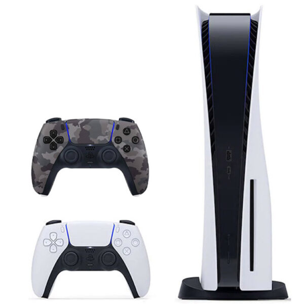 خرید PlayStation 5 دیسک خور + دوال سنس خاکستری ارتشی
