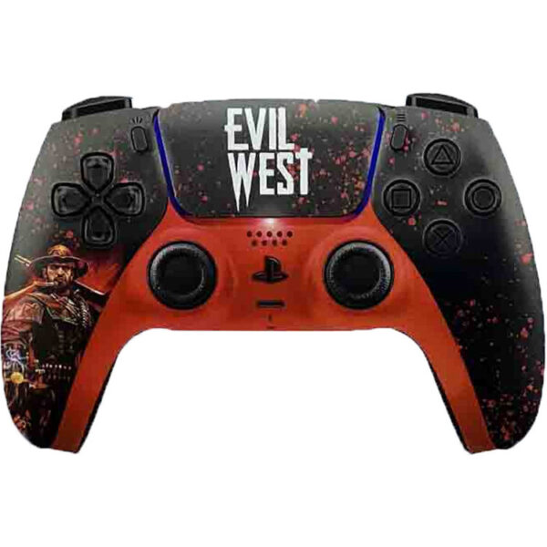 خرید دسته PS5 - کاستوم حرفه‌ای - طرح بازی Evil West