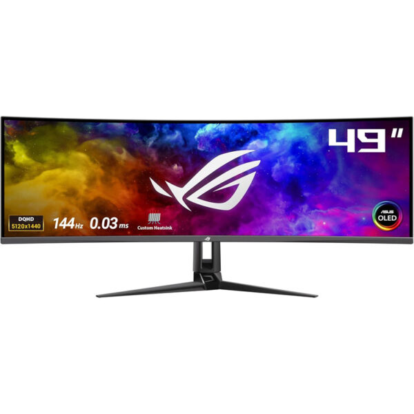 خرید مانیتور Asus ROG Swift OLED PG49WCD - کیفیت DQHD - خمیده - 49 اینچ
