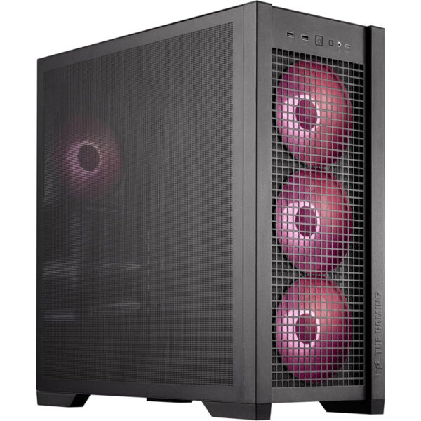 خرید کیس کامپیوتر Asus TUF Gaming GT302 ARGB - شاسی مید تاور - سیاه