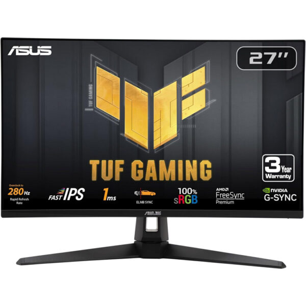 خرید مانیتور Asus TUF Gaming VG279QM1A - کیفیت Full-HD - سایز 27 اینچ