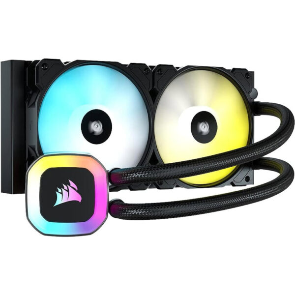 خرید کولر پردازنده Corsair H100 RGB - سایز ۲۴۰ میلیمتر