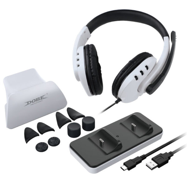 خرید پک لوازم جانبی ۱۲ کاره DOBE مخصوص PS5
