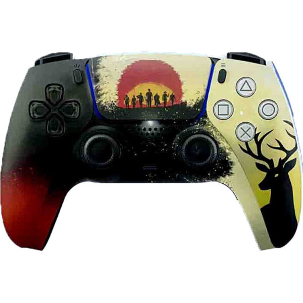 خرید دسته PS5 - کاستوم حرفه‌ای - طرح بازی Red Dead Redemption 2