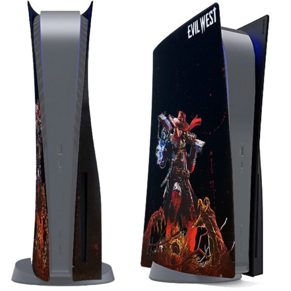 خرید فیس پلیت برای PS5 دیسک خور - طرح Evil West