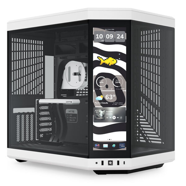 خرید کیس کامپیوتر Hyte Y70 به همراه نمایشگر Touch Infinite - طرح پاندا
