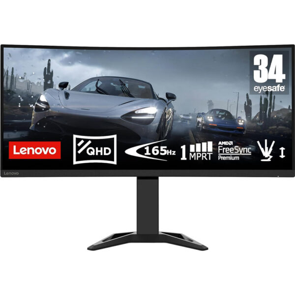 خرید مانیتور Lenovo G34W-30 - کیفیت UWQHD - خمیده - سایز 34 اینچ
