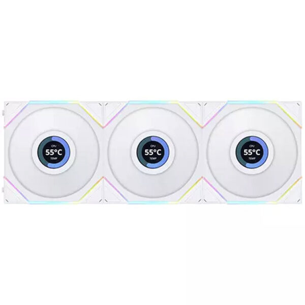 خرید فن کیس Lian Li UNI TL120 LCD - پک سه تایی - سفید