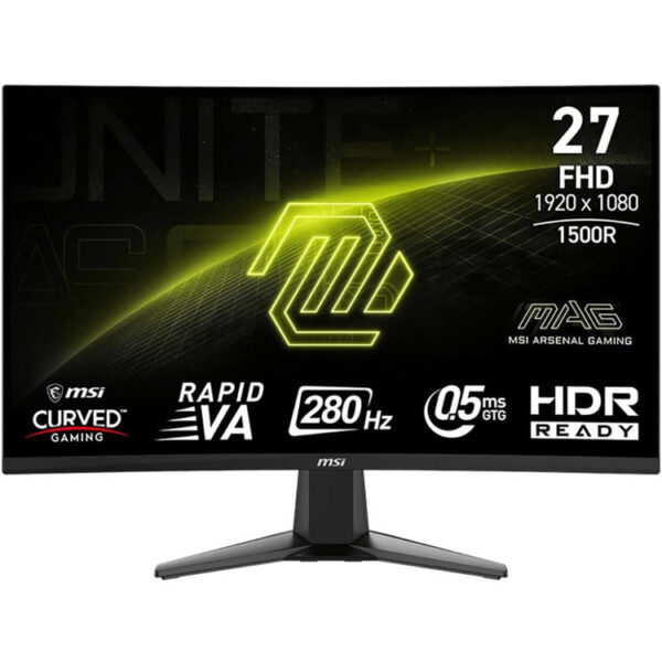 خرید مانیتور MSI MAG 276CXF - کیفیت Full-HD - خمیده - سایز 27 اینچ