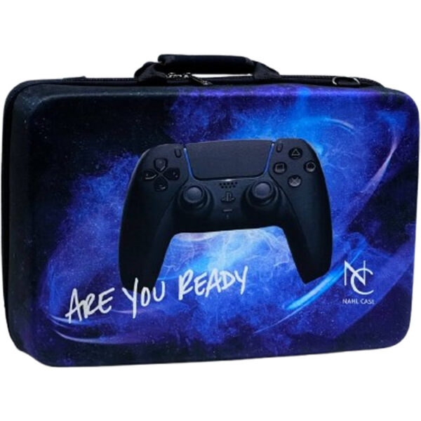 خرید کیف Nahl برای PS5 اسلیم - طرح Are You Ready سیاه