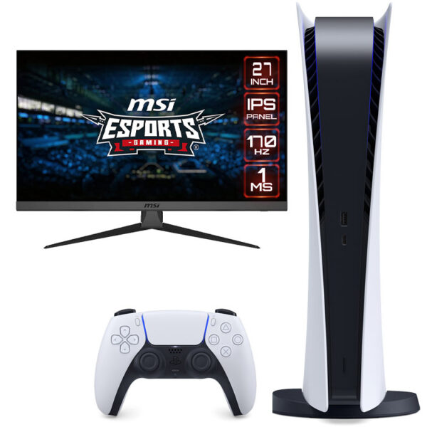 خرید پلی استیشن 5 دیجیتال + مانیتور Gigabyte G2722