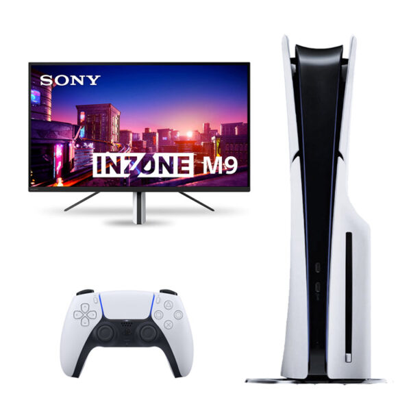 خرید پلی استیشن 5 اسلیم دیسک خور + مانیتور Sony InZone M9