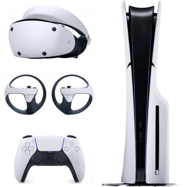 خرید پلی استیشن 5 اسلیم دیسک خور+ هدست PS VR2