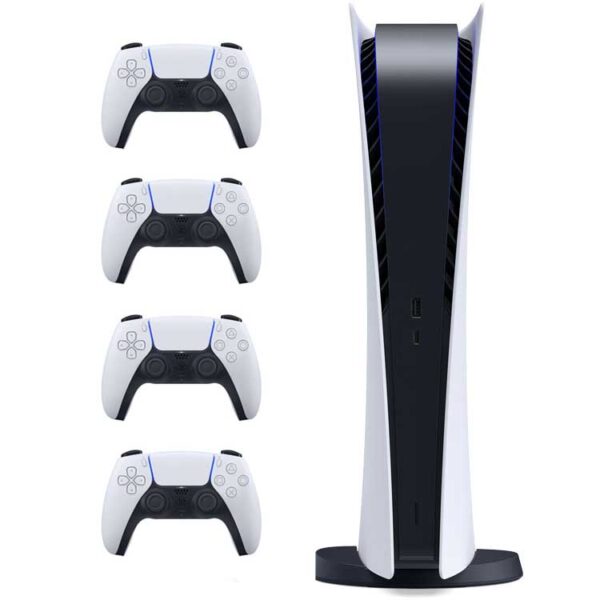 باندل PlayStation 5 Digital + چهار کنترلر