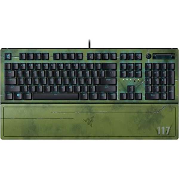 خرید کیبورد Razer Blackwidow v3 - سوییچ سبز - نسخه بازی Halo Infinite