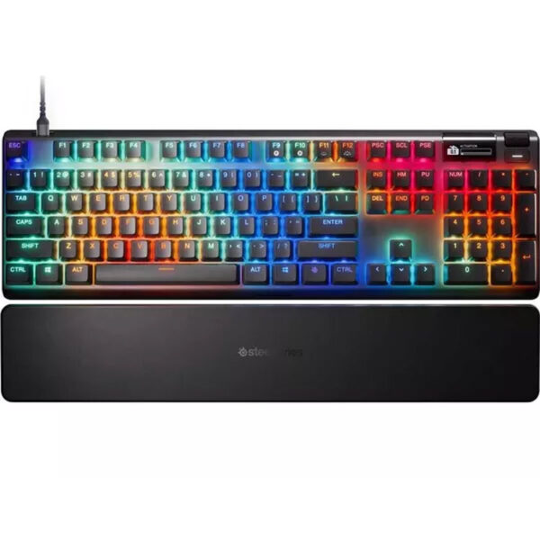 خرید کیبورد SteelSeries Apex Pro نسل سه - سوییچ HyperMagnetic OmniPoint 3.0 - سیاه